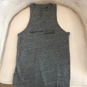 Barre workout tank